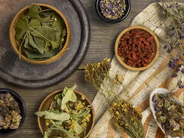 imagen Aromáticas de Hierbas Medicinales: Té para Remojo y Bienestar